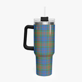 Stewart of Appin Hunting Ancient Tartan Crest 40 oz Insulated Tumbler with Handle